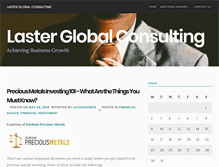 Tablet Screenshot of lasterglobal.com